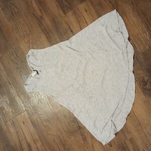 Akemi + Kin Lavender Heathered Lace Up Back Babydoll Tank Top A44